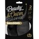 GoDan Balony Beauty&Charm pastelowe czarne 2szt
