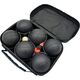 Enero KULE DO GRY 6 SZT- BOULE PETANQUE CZARNE POKROWIEC ENERO PRO