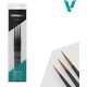Winsor & Newton Brush design set synthetic hair (sizes 0, 1, 2)