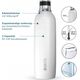 Brita Brita sodaTRIO stainless steel Bottle white Big