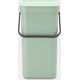Kosz na śmieci Brabantia Brabantia Sort & Go Waste Bin Jade Green 12 L