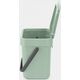 Kosz na śmieci Brabantia Brabantia Sort & Go Waste Bin Jade Green 3 L
