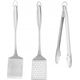 Mustang MUSTANG BBQ TOOLS 3PCS STAINLESS STEEL