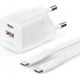 Ładowarka 4smarts 4smarts VoltPlug Duos Mini PD 20W + USB-C Kabel, weiß
