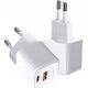 Ładowarka 4smarts 4smarts VoltPlug Duos Mini PD 20W + USB-C Kabel, weiß