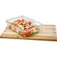 Emsa Emsa Clip&Close Glass Foos Container 500 ml  red