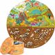 Teka Puzzle okr±głe 150 Dinozaury