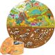 Teka Puzzle okr±głe 150 Dinozaury