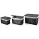Lumarko Komplet 3 Kufrów Wiklinowych 58x38x38/51x32x32/44x26x26cm Lumarko!