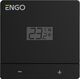 Engo Engo przewodowy regulator temperatury, czarny zasilanie bateryjne EASYBATB
