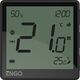 Engo Engo natynkowy, alumulatorowy, internetowy regulator temperatury ZigBee, czarny EONEBATB