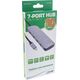 InLine InLine® USB 3.2 Gen.2 Hub, 4x USB-C + 3x USB-A, PD 100W, aluminium, grey
