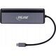 InLine InLine® 8-in-1 USB-C Multihub Dockingstation, HDMI, DisplayPort, USB 3.2, PD 3.0 100W, MST