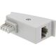 InLine InLine® TAE-F DSL Adapter, TAE-F plug to RJ45 socket, 8P2C for Fritzbox, grey