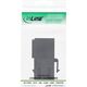 Adapter USB InLine InLine® USB 3.2 Snap-In module, USB-A F/F, 90° angled, black housing