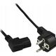 Kabel zasilający InLine InLine® Power cable, Schutzkontakt angled to C13 left angeled, black, 5m