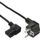 Kabel zasilający InLine 25pcs. Bulk-Pack InLine® Power Cable Type F German angled C13 right angled black 3m