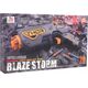1DEA.me Manulany Pistolet Blaze Storm dla dzieci 8+ Szary + 20 Bezpiecznych Pocisków + Mechanizm Sprężynowy