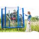 Plum PLUM Junior Trampoline & Enclosure, Blue, 182x182x200 cm, 30108