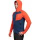 Bluza eclipse hooded-medieval blue-cardinal orange-xl MOUNTAIN EQUIPMENT