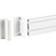 InLine InLine® Slatwall mounting bracket for wall bracket Panel, white, 2pcs. pair