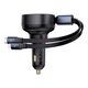 Baseus Enjoyment USB-C car charger with USB-C / Lightning cable 60 W (black)