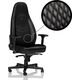Fotel Noblechairs ICON z prawdziwej skóry - czarny (GAGC-090)