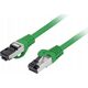 Lanberg Patchcord Lanberg S/FTP kat.8.1 2m LSZH CU fluke passed zielony