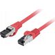 Lanberg Patchcord Lanberg S/FTP kat.8.1 3m LSZH CU fluke passed czerwony