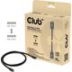 Club3D Kabel USB4 v2 Typ-C, 80Gbps, Certifikovaný kabel, 4K540Hz, 16K60Hz, PD 240W, 1m