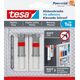 Tesa tesa adhesive screw, 2pcs., for wallpaper and plaster, up to 1kg per screw, adjustable, white