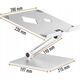 Durable Durable LAPTOP STAND RISE silver 505023