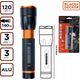 Latarka Black+Decker LATARKA TAKTYCZNA ALUMINIOWA 3W 120LUMENÓW BLACK + DECKER