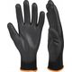 OX-ON handske Black Flex - Finger Coated, str. 9