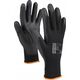 OX-ON handske Black Flex - Finger Coated, str. 9