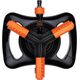 Aptel Zraszacz obrotowy 3 ramienny ogrodowy 15 dysz black  decker