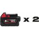 Milwaukee MILWAUKEE.SCREWDRIVER M18ONEDD3-502X 158Nm 2x5.0Ah BL