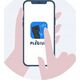 Plegium Smart Emergency Button Wearable – smart personal alarm, white
