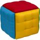 Triton Puf-transformator 5w1 - 5 taboretów w 1 pufie multicolor