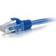C2G Kabel / 2 m Mlded/Btd Blue CAT5E PVC UTP PAT