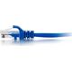 C2G Kabel / 2 m Mlded/Btd Blue CAT5E PVC UTP PAT