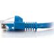 C2G Kabel / 2 m Mlded/Btd Blue CAT5E PVC UTP PAT