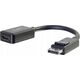 Adapter AV C2G C2G 8in DisplayPort to HDMI Adapter - DP to HDMI Adapter - 1080p - Black - M/F - Videoadapter - DisplayPort mannlich zu HDMI weiblich - 20.3 cm - abgeschirmt - Schwarz