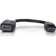 Adapter AV C2G C2G 8in DisplayPort to HDMI Adapter - DP to HDMI Adapter - 1080p - Black - M/F - Videoadapter - DisplayPort mannlich zu HDMI weiblich - 20.3 cm - abgeschirmt - Schwarz