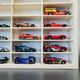 Kruzzel Półka drewniana na auta resoraki samochodziki Hot wheels Przegrody x54