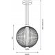 Lampa wisząca Milagro PENDANT LAMP KYOTO 32W LED 43CM