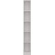 Topeshop REGAŁ R25 NA KSIĄŻKI 25CM BIAŁY
