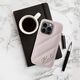 Karl Lagerfeld Karl Lagerfeld KLHCP16SPQDSMGP iPhone 16 6.1" różowy/pink hardcase Quilted Signature