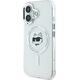 Karl Lagerfeld Karl Lagerfeld KLHMP16SHLSCHH iPhone 16 6.1" biały/white hardcase IML Metal Choupette Head MagSafe