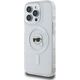 Karl Lagerfeld Karl Lagerfeld KLHMP16LHLSKIH iPhone 16 Pro 6.3" biały/white hardcase IML Metal Karl Head MagSafe